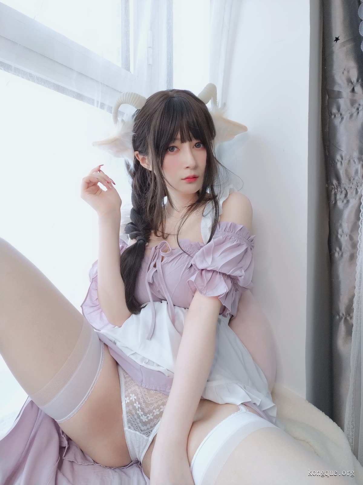白银81 – NO.144 白丝兔耳女仆_0124